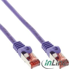 InLine 76450P, RJ45 CAT6 S/FTP, 50 cm kaina ir informacija | Kabeliai ir laidai | pigu.lt