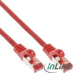 InLine 76411R, RJ45 CAT6 S/FTP, 1 m kaina ir informacija | Kabeliai ir laidai | pigu.lt