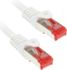 InLine 2m Cat.6 kabel sieciowy 1000 Mbit RJ45 - biały ( 76402W ) kaina ir informacija | Kabeliai ir laidai | pigu.lt