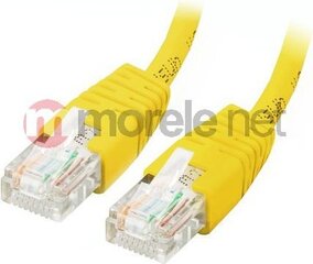 Equip CAT5e Patch UTP Żółty 3 m 825462 kaina ir informacija | Kabeliai ir laidai | pigu.lt