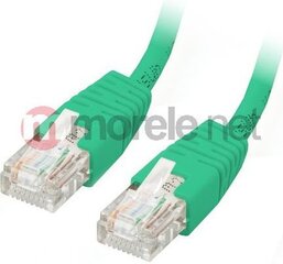 Equip CAT5e Patch UTP Zielony 5 m 825444 цена и информация | Кабели и провода | pigu.lt