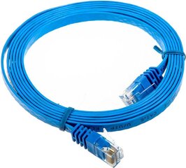 InLine 2m - kabel sieciowy U/UTP - 1000 Mbit - Cat.6 - RJ45 - blau (71602B) kaina ir informacija | Kabeliai ir laidai | pigu.lt