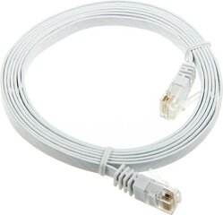 InLine 3m - kabel sieciowy U/UTP - 1000 Mbit - Cat.6 - RJ45 - biały (71603W) kaina ir informacija | Kabeliai ir laidai | pigu.lt