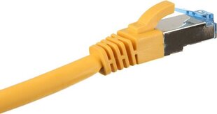 InLine Patch kabel sieciowy Cat.6A, S/FTP (PiMf), 500MHz, żółty, 1m (76811Y) цена и информация | Кабели и провода | pigu.lt