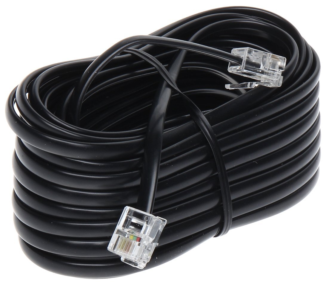 Laidas/kabelis RJ11-W/RJ11-W/7M 7 m цена и информация | Kabeliai ir laidai | pigu.lt