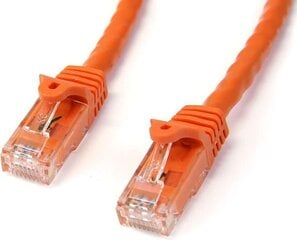 Жесткий сетевой кабель UTP кат. 6 Startech N6PATC1MOR цена и информация | Кабели и провода | pigu.lt