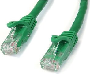 Сетевой кабель STARTECH, 2 м, Green Snagless Cat6 UTP цена и информация | Кабели и провода | pigu.lt