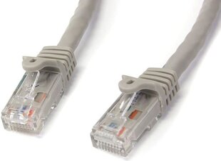 Сетевой кабель STARTECH 50cm Gray Snagless Cat6 Patch цена и информация | Кабели и провода | pigu.lt