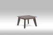 Staliukas FurnHouse Malaga, 70x70 cm, rudas kaina ir informacija | Kavos staliukai | pigu.lt