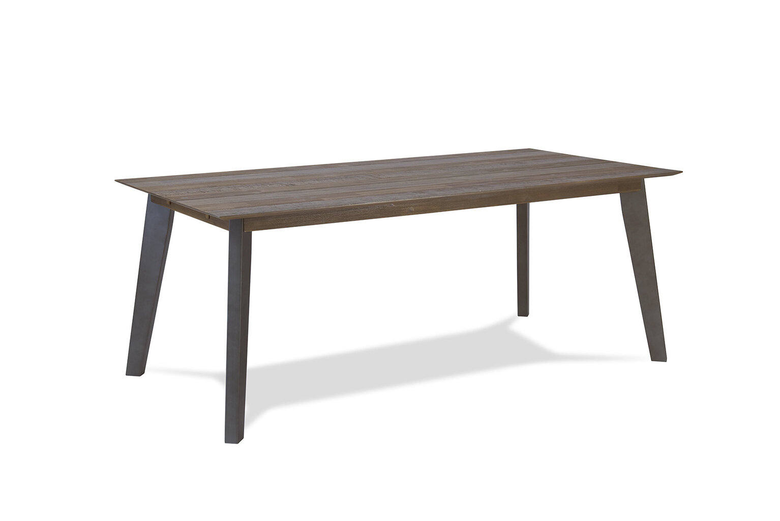 Stalas FurnHouse Malaga, 200 cm, rudas kaina ir informacija | Virtuvės ir valgomojo stalai, staliukai | pigu.lt