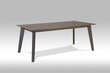 Stalas FurnHouse Malaga, 200 cm, rudas kaina ir informacija | Virtuvės ir valgomojo stalai, staliukai | pigu.lt