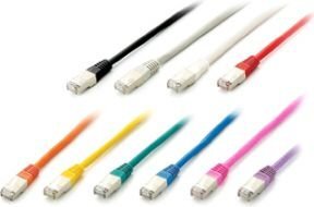 Equip Patchcord S/FTP Cat.6, 25 cm kaina ir informacija | Kabeliai ir laidai | pigu.lt