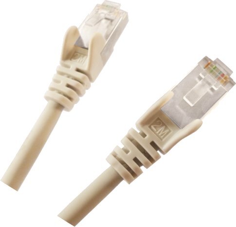 Mcab Patchcord, S-FTP, Cat6a, 7.5m, szary (3506) kaina ir informacija | Kabeliai ir laidai | pigu.lt