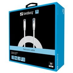 Sandberg 506-99 Network Cable UTP Cat6 20m цена и информация | Кабели и провода | pigu.lt