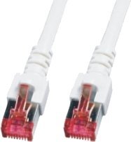 Mcab Patchcord, Cat6, S/FTP, 10m, biały (3277) kaina ir informacija | Kabeliai ir laidai | pigu.lt