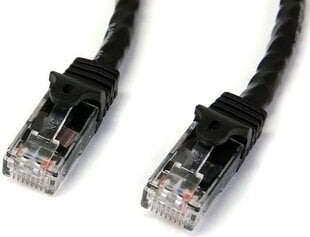 Сетевой кабель STARTECH 2 m Black Snagless Cat6 UTP цена и информация | Кабели и провода | pigu.lt