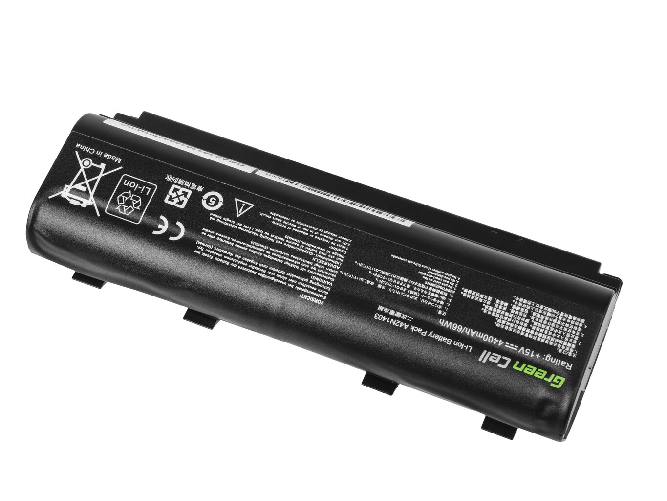 Green Cell Laptop Battery A42N1403 for Asus ROG G751 G751J G751JL G751JM G751JT G751JY цена и информация | Akumuliatoriai nešiojamiems kompiuteriams | pigu.lt