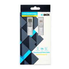 Кабель iBOX IKUMTCWQC, USB 2.0/USB цена и информация | Кабели и провода | pigu.lt