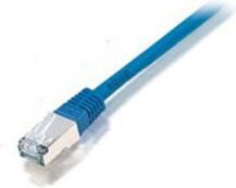 Equip Patchcord SF/UTP, Cat5e, 10m, niebieski (705436) kaina ir informacija | Kabeliai ir laidai | pigu.lt