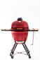 Keraminė kepsninė HUNGRILL KAMADO, 59 cm + 8 dovanos, raudona kaina ir informacija | Kepsninės, griliai | pigu.lt