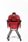 Keraminė kepsninė HUNGRILL KAMADO, 59 cm + 8 dovanos, raudona цена и информация | Kepsninės, griliai | pigu.lt