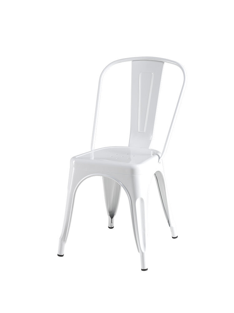 4-ių kėdžių komplektas FurnHouse Korona, baltas kaina ir informacija | Virtuvės ir valgomojo kėdės | pigu.lt