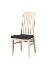 2-jų kėdžių komplektas FurnHouse Heidi, ąžuolo/juodos spalvos цена и информация | Стулья для кухни и столовой | pigu.lt