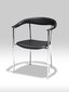 4-ių kėdžių komplektas FurnHouse Katja, juodas kaina ir informacija | Virtuvės ir valgomojo kėdės | pigu.lt