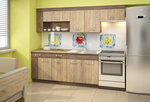 Комплект кухонных шкафчиков Viza Plus, коричневый