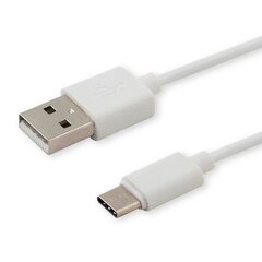 Savio CL-125, USB-A/USB-C, 1 m kaina ir informacija | Kabeliai ir laidai | pigu.lt