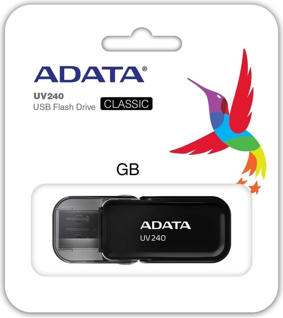 ADATA AUV240-32G-RBK kaina ir informacija | USB laikmenos | pigu.lt