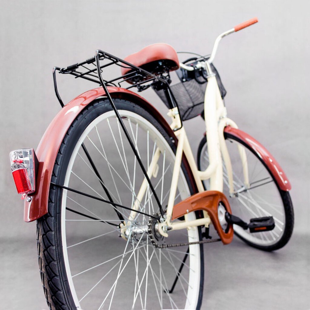 Miesto dviratis Goetze Eco 26", kreminis kaina ir informacija | Dviračiai | pigu.lt