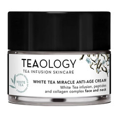 Омолаживающий крем для лица с белым чаем Teaology 50 мл цена и информация | Кремы для лица | pigu.lt