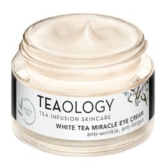 Антивозрастной крем для области вокруг глаз Teaology Белый чай (15 ml) цена и информация | Сыворотки, кремы для век | pigu.lt