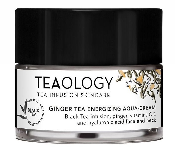Drėkinamasis veido kremas Teaology Ginger Tea Energizing Aqua-Cream 50 ml kaina ir informacija | Veido kremai | pigu.lt