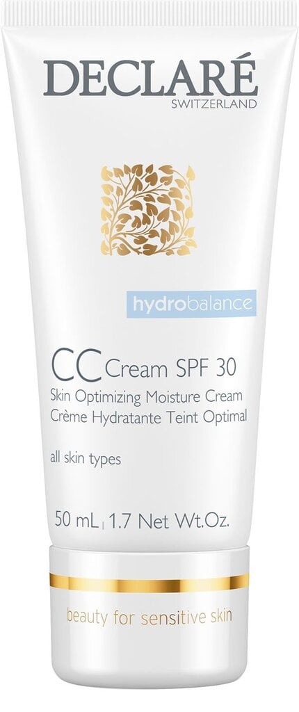 CC kremas Declare Hydro Balance CC Cream SPF30 Skin Optimizing Moisture Cream, 50 ml цена и информация | Veido kremai | pigu.lt