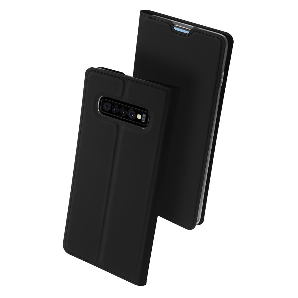 Dux Ducis Skin Pro Bookcase, skirtas Samsung Galaxy S10, Juodas цена и информация | Telefono dėklai | pigu.lt