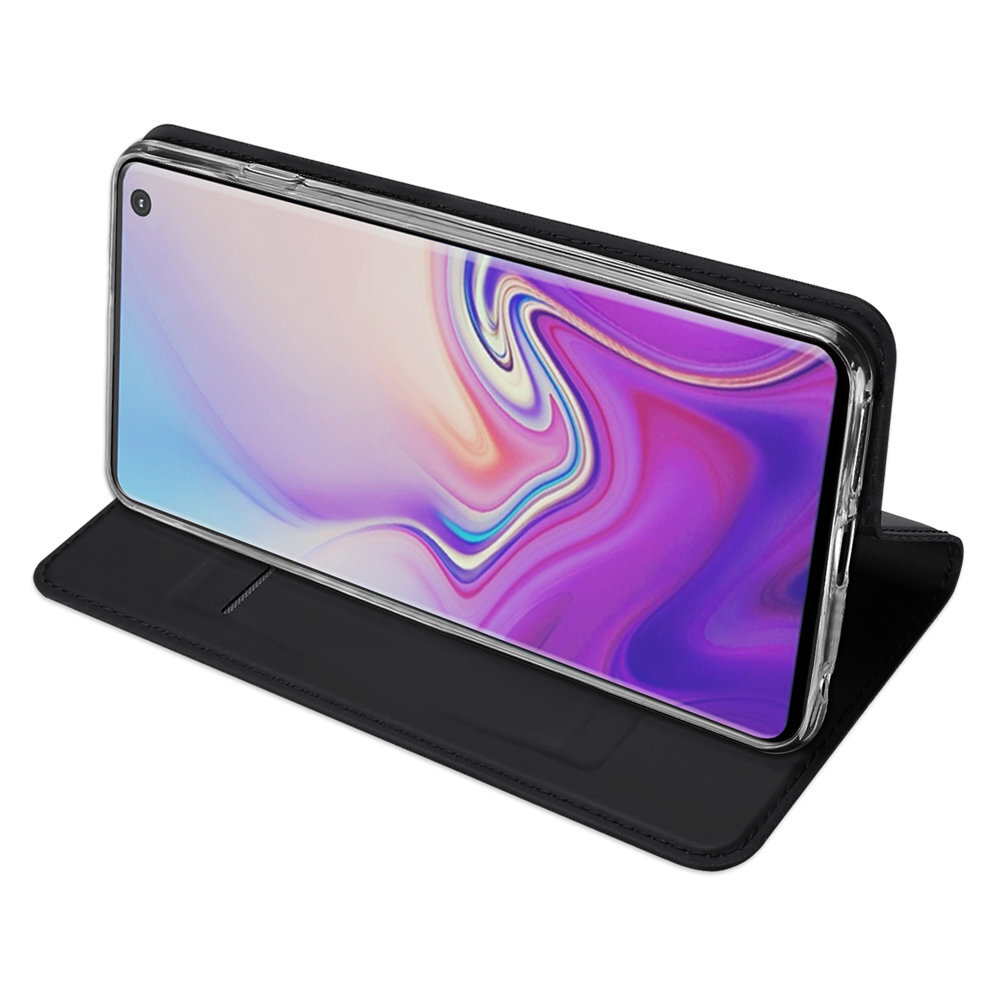 Dux Ducis Skin Pro Bookcase, skirtas Samsung Galaxy S10, Juodas цена и информация | Telefono dėklai | pigu.lt