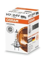 Автомобильная лампочка Osram Original H7, 24 В, 1 шт. цена и информация | Автомобильные лампочки | pigu.lt