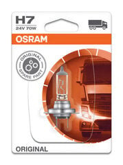 Автомобильная лампочка Osram Original H7, 24 В, 1 шт. цена и информация | Автомобильные лампочки | pigu.lt