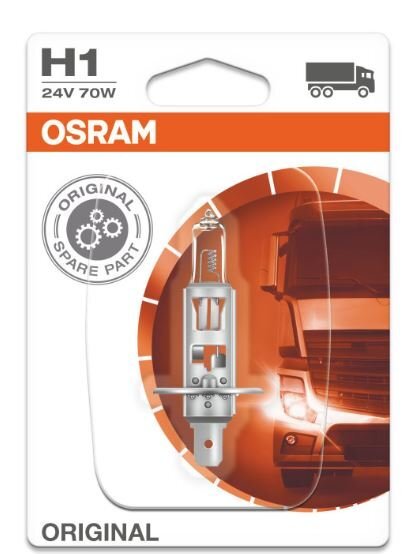 Automobilinė lemputė Osram Original H1, 24V, 1 vnt. цена и информация | Automobilių lemputės | pigu.lt