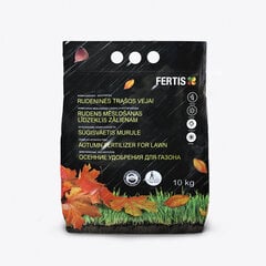 FERTIS Осеннее комплексное удобрение газонов, 10 кг цена и информация | Рассыпчатые удобрения | pigu.lt