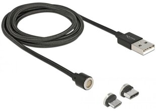 Delock 85723, Micro USB/USB-C, 1.1 m kaina ir informacija | Kabeliai ir laidai | pigu.lt