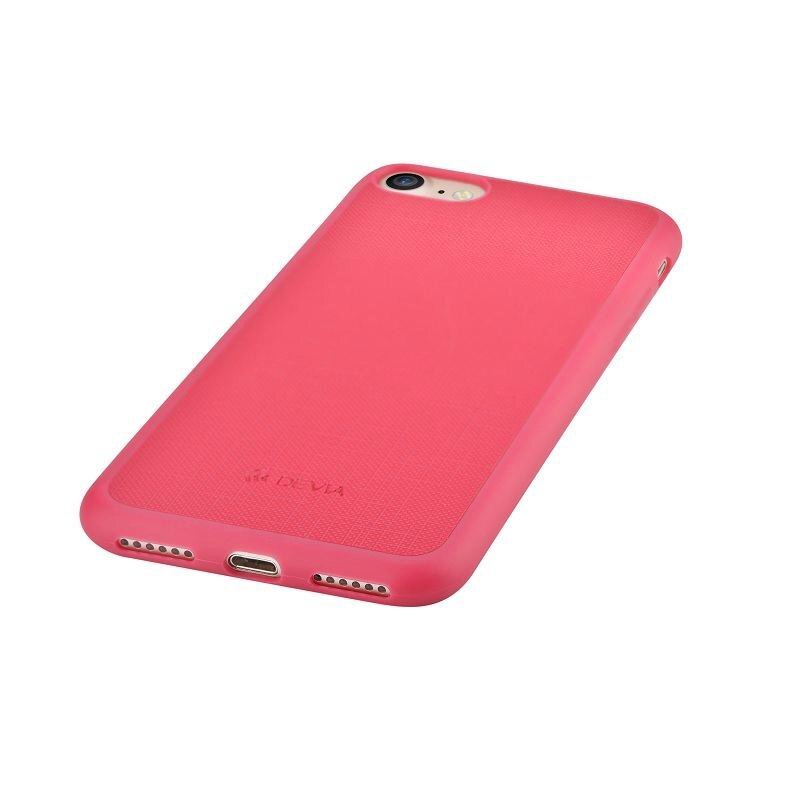 Devia Jelly England Silicone Back Case Apple iPhone 7 / 8 Pink (Mocco Blister) kaina ir informacija | Telefono dėklai | pigu.lt