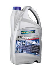 Transmisinė alyva Ravenol ATF T-IV Fluid 4L Toyota/Aisin AW цена и информация | Другие масла | pigu.lt