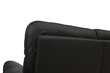 Sofa FurnHouse Selesta 2, natūrali oda, juoda цена и информация | Sofos | pigu.lt