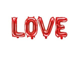 Folinių balionų rinkinys "Love", raudonas (140x35 cm) цена и информация | Шарики | pigu.lt