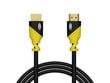 HDMI - HDMI kabelis 1.5m Geltonas цена и информация | Kabeliai ir laidai | pigu.lt