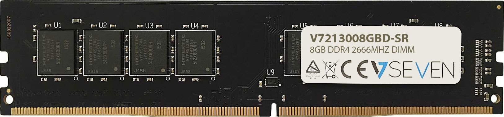 V7 V7213008GBD-SR цена и информация | Operatyvioji atmintis (RAM) | pigu.lt