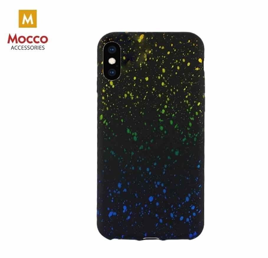 Mocco SKY Silicone Case for Apple iPhone XS Max Yellow-Blue kaina ir informacija | Telefono dėklai | pigu.lt